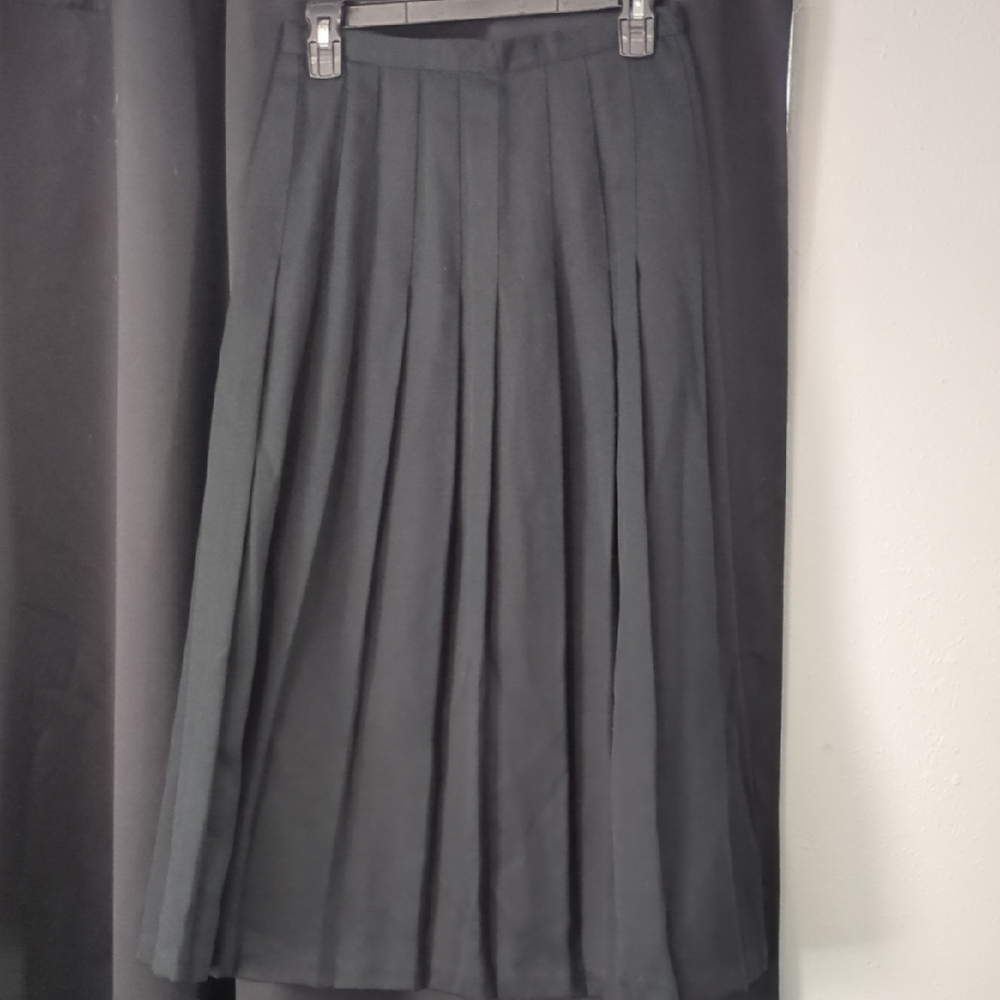 Chic Black A-Line Skirt